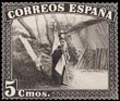 Spain 1938 Army 2 CTS Brown Edifil 850H